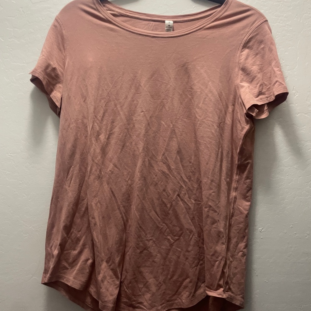 Lululemon Athletica Mauve Relaxed Short Sleeve T-Shirt